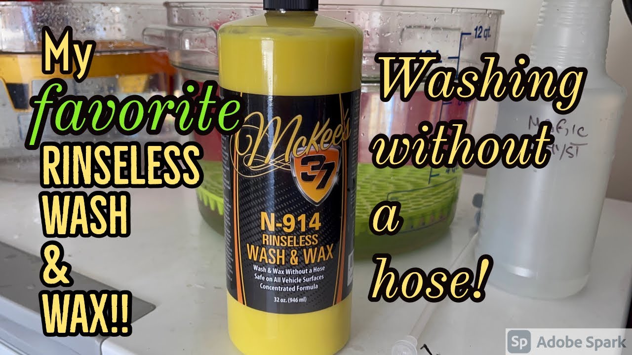 McKee's 37 N-914 Rinseless Wash & Wax (No Rinse Wash), 32 fl. oz.