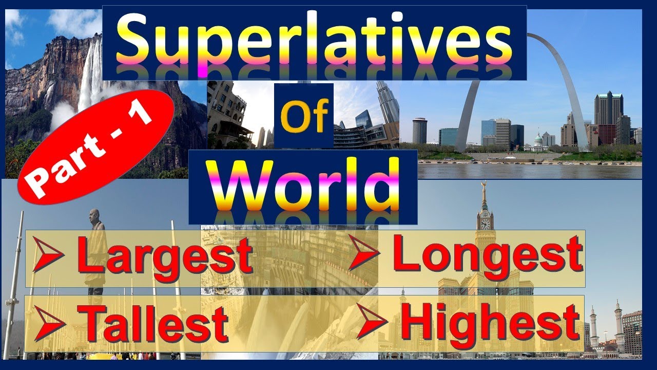 Superlatives of World | Biggest,Longest,Largest,Highest in World|Static Gk| World superlatives 2020|