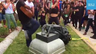 Protesters in North Carolina Pull Down Confederate Statue