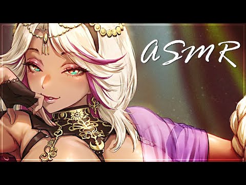 【ASMR】眠れない人を眠りに落とす低音女性ボイスと、耳かきと。 ear cleaning, ear massage,   whispering【千夜イチヤ / Vtuber】