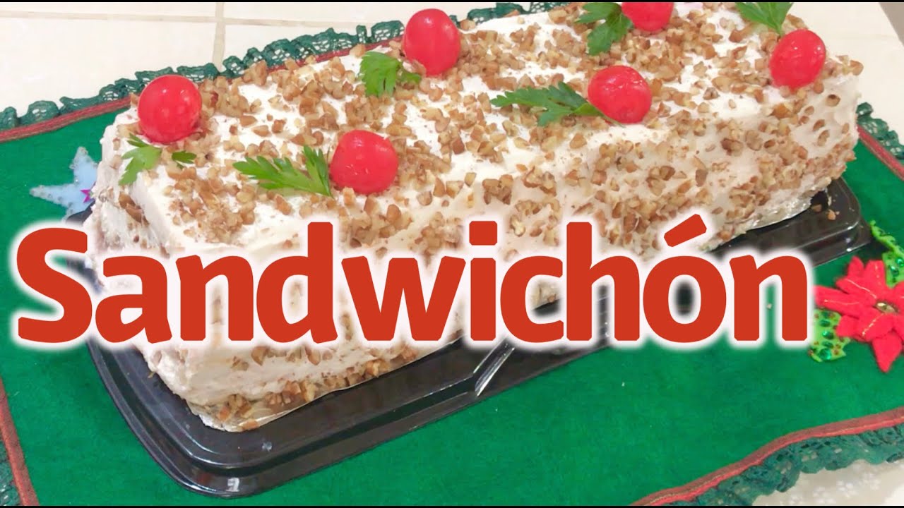 SANDWICHÓN PARA LA CENA NAVIDEÑA! 🎄🪅🥂FÁCIL Y DELICIOSO! 😋👩🏼‍🍳