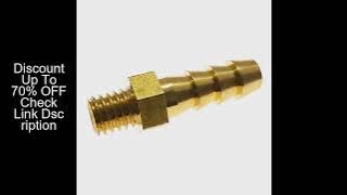 5PCS M3 4 5 6 8 10 12 14 16 18 20 Metric Male x 2-16 mm Hose Barb Mini Brass Hosetail Pipe Fitting C