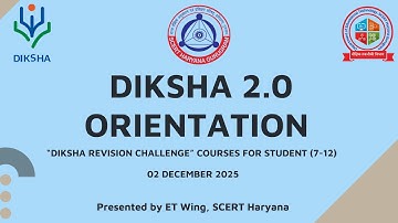 Diksha 2 0 Login Orientation