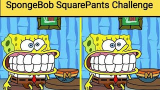 Spot The Difference | SpongeBob SquarePants Challenge#‎3 | Photo Hunt Game | #‎@fatimaspassion