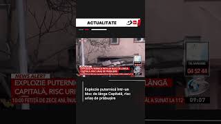 Explozie Puternică Într-Un Bloc De Lânga Capitală, Risc Uriaș De Prăbușire