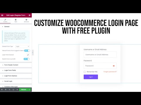 Customize WooCommerce Login Page  with free plugin | Give Away of Essential Addons for Elementor Pro