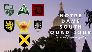 notre dame campus tour: SOUTH QUAD *touring nd*