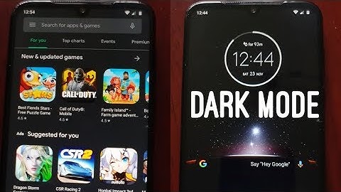 Moto G8 Plus Enable Full Dark Mode (THEME) & Change Application Shapes