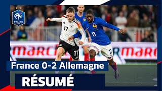 Le résumé de France - Allemagne (0-2) I FFF 2024