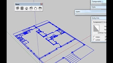 Part 2: Import DWG and organize SketchUp Model