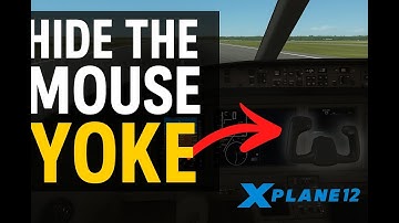 Hide mouse yoke in X-Plane 12 with Simple mouse yoke plugin (using FlyWithLua) | The Indian Pilot