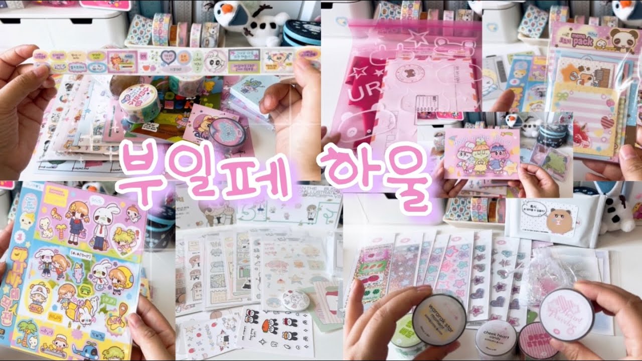 ʕ¨̮ʔ 10월 자체 쇼금 후 11월 부일페 스티커 하울 ◡̈⋆*