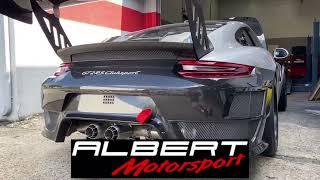 Albert Motorsport I Porsche GT2 RS Clubsport Race Exhaust