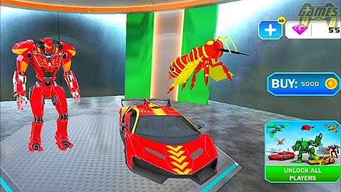 Multi robot Transformation Game - Car Robot Bee Transform Games - Android Gameplay