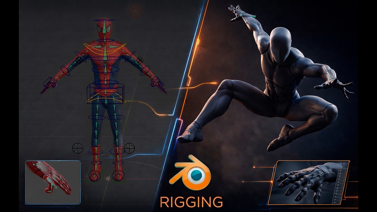 Technical Character Rigging Showcase | Blender Workflow - YouTube
