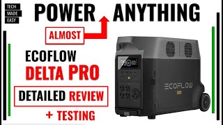 EcoFlow Delta Pro DETAILED Review and Testing solar generator