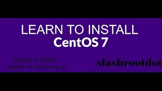 CentsOS 7  installation  in Virtualbox