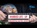 Married Life - UP Movie (Pixar) - Guitar Fingerstyle FULL Lesson w/HARMONICS