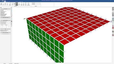 Using Spring Elements to Allow Uplift in a slab