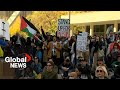 “Ceasefire now”: Rally in support of Gaza fills downtown Toronto as Israel steps up ground offensive
