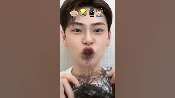 Eat emoticons in order🤤😱🤪🥠 #funny #shorts