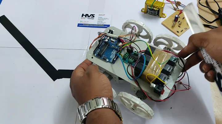 Line following robot using Arduino UNO and IR sensors