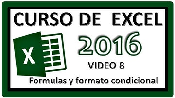 CURSO EXCEL 2016 BÁSICO - VIDEO 8. - Operaciones aritméticas y formato condicional
