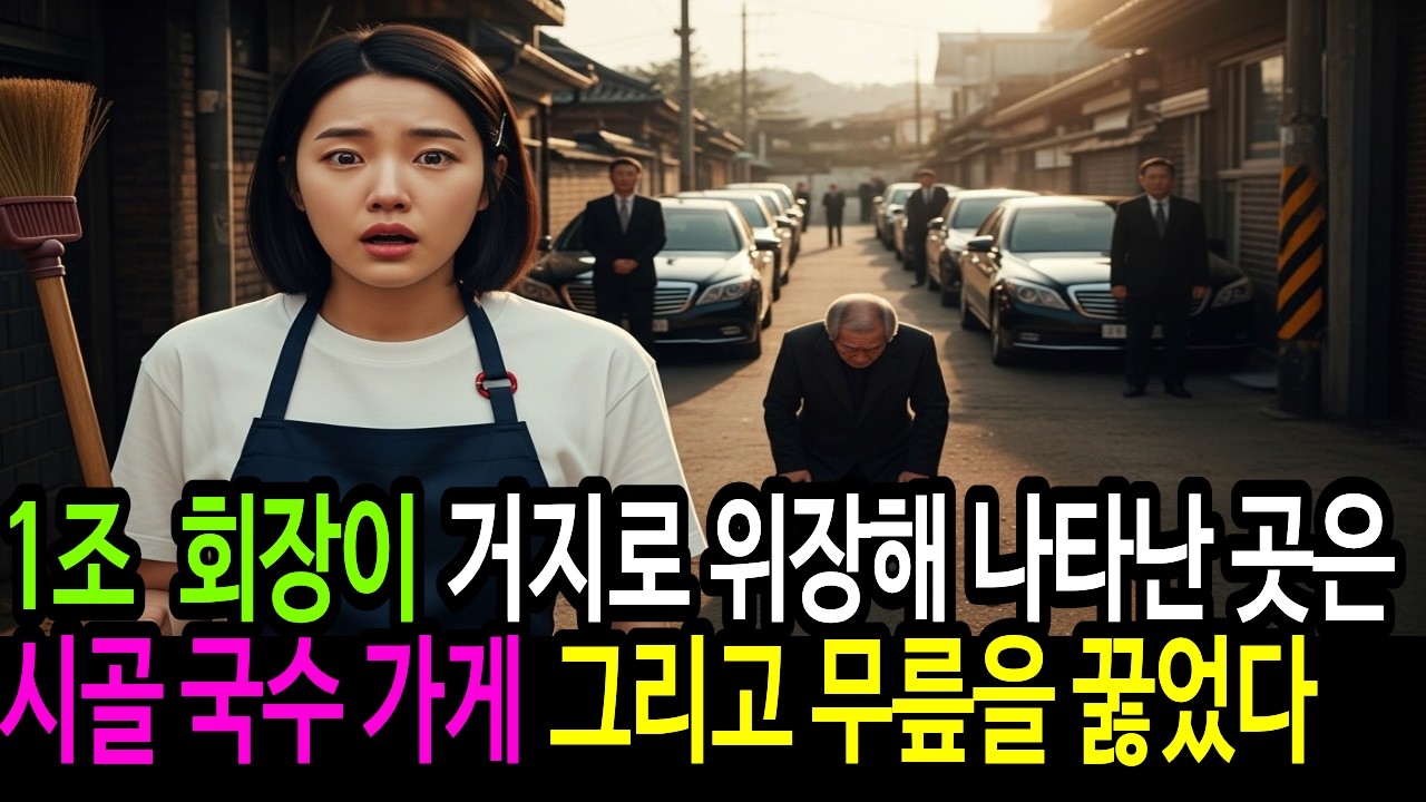 거지로 위장한 1조 회장이 국수 가게 딸 앞에 무릎 꿇은 이유ㅣ노후사연ㅣ감동사연ㅣ반전사연ㅣ인생사연 ㅣ오디오북
