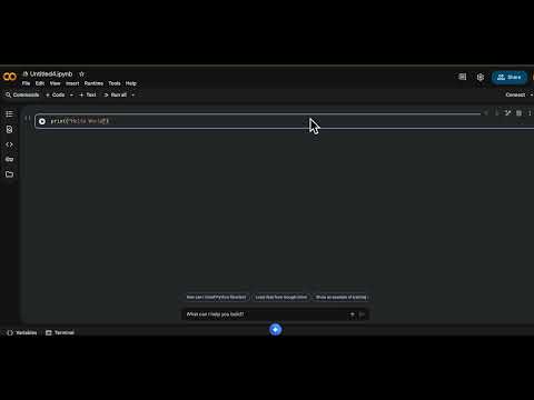 Getting Started with Python Programming using Google Colab
