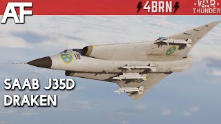 War Thunder - SAAB J35D Draken | Gameplay Lietadlá CZ/SK