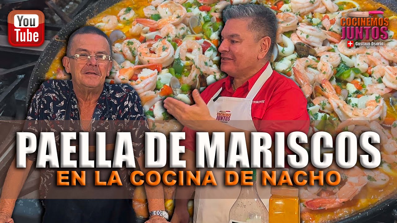 Como hacer PAELLA DE MARISCOS | La Cocina de Nacho ✅💯