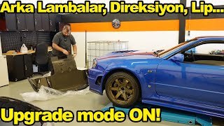 R34 Show'a Hazır! Mine's Direksiyon, Led Lambalar, Lip, Oil Catch Can | Japonic