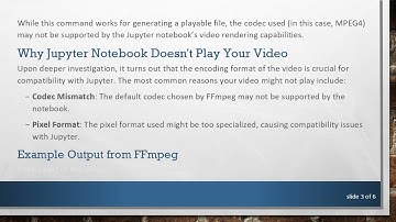 Solving the Issue: MP4 Videos Not Playing in Jupyter Notebooks