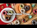 [크리스마스 특집]☃귀여운 구운도넛 만들기 / 루돌프, 눈사람 / Rudolph, snowman donut / Christmas baking / 홈베이킹 브이로그