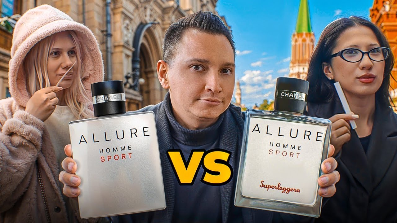 Allure Homme Sport Chanel VS Allure Homme Sport Superleggera - YouTube
