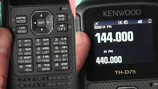Introduction and Programming Of the Kenwood THD75A