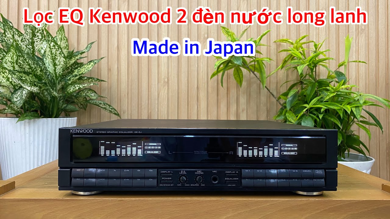 Sold) Kenwood GE-5J Japan EQ equalizer for improved audio quality