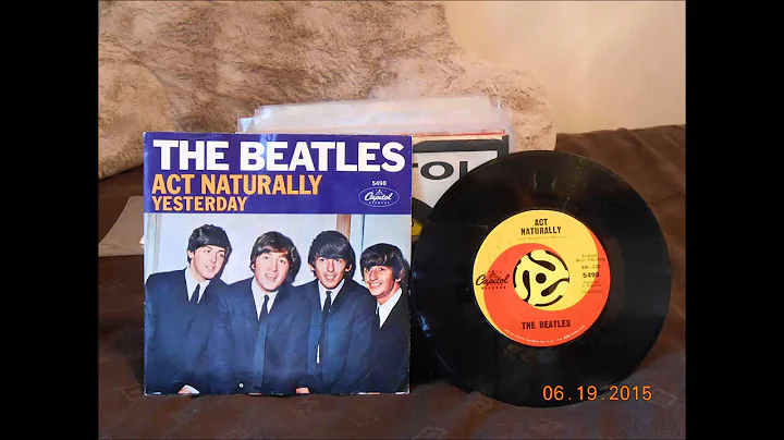 The Beatles Act Naturally 45 rpm mono mix