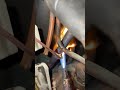 Copper pipe brazing #ytshorts