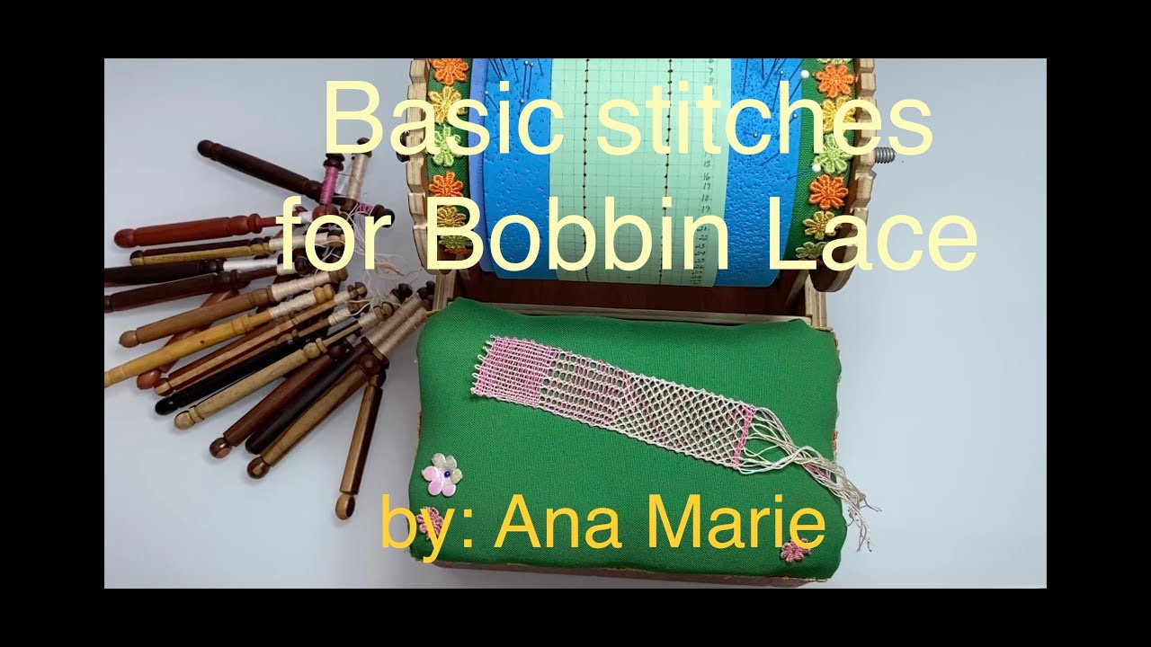 Bobbin Lace-Mundillo Lesson 4: Basic Stitches - cloth, full and half stitch