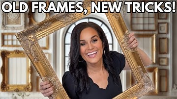 GENIUS Hacks Using Old Picture Frames! + Empty House Tour
