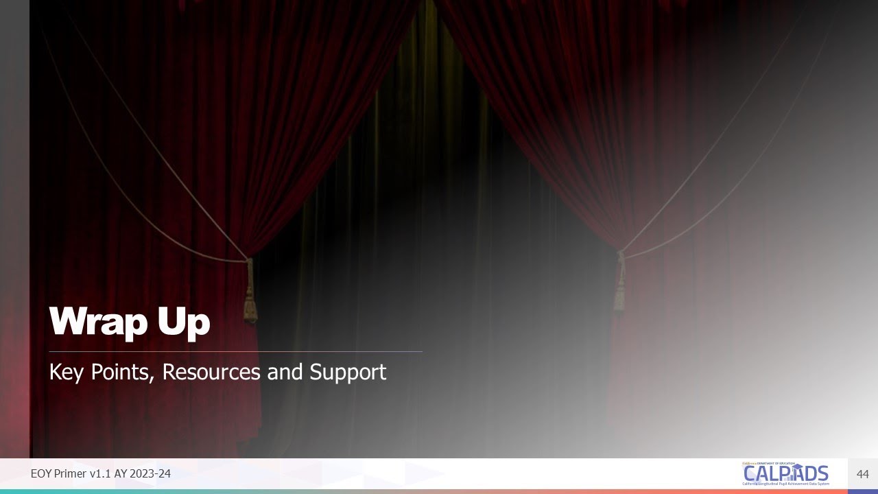 EOY Primer- Module G - Reminders and Wrap Up - YouTube