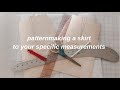 Fashion Design 101 | How to Pattern a Skirt to Your Measurements!