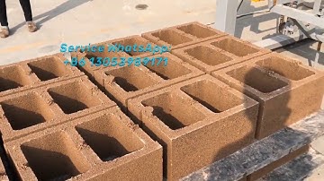 Ethiopia customer test The 390th QT10 15 hydraulic automatic concrete hollow block brick machine 2