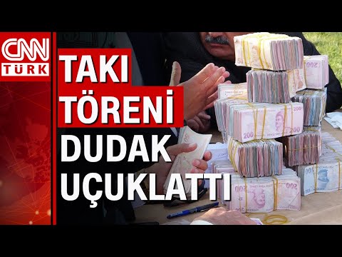 Damada 4,1 milyon TL, geline 3 kilo altın takıldı! Gevdan Aşireti düğünü