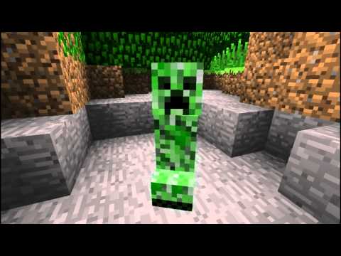 Creeper Explosion - Minecraft Slow Motion