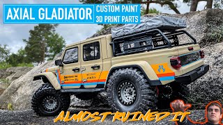 CRISIS AVOIDED! Axial Jeep Gladiator repainted & upgraded