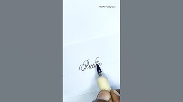 Preeti in cursive | Comment Your Name #calligraphy #handwriting #shortsfeed #shorts
