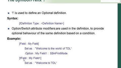 TDL Training Session 2 | Learn TDL online | TDL Basic Training | TDL Tutorial