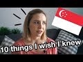 10 Things I wish I knew before moving to Singapore // Expat living